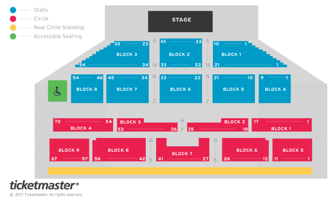 Seat map for Behemoth & Dimmu Borgir